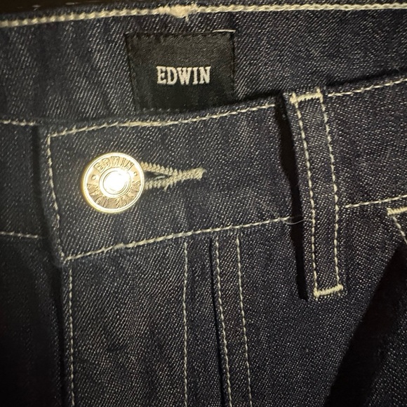NWT Edwin Dark Blue Worker Pants Jeans - Picture 9 of 9